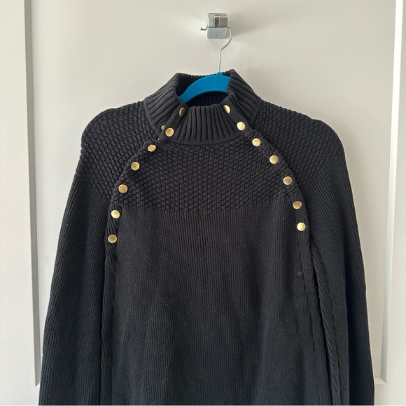 NWT G.I.L.I. (Got It Love It)Black Poncho/Cape Fall Spring Size XS/S - Picture 7 of 11